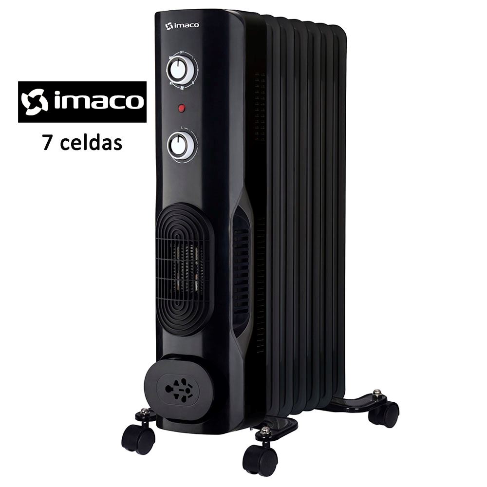 Termoradiador Imaco 7 Celdas OFR7NK Negro
