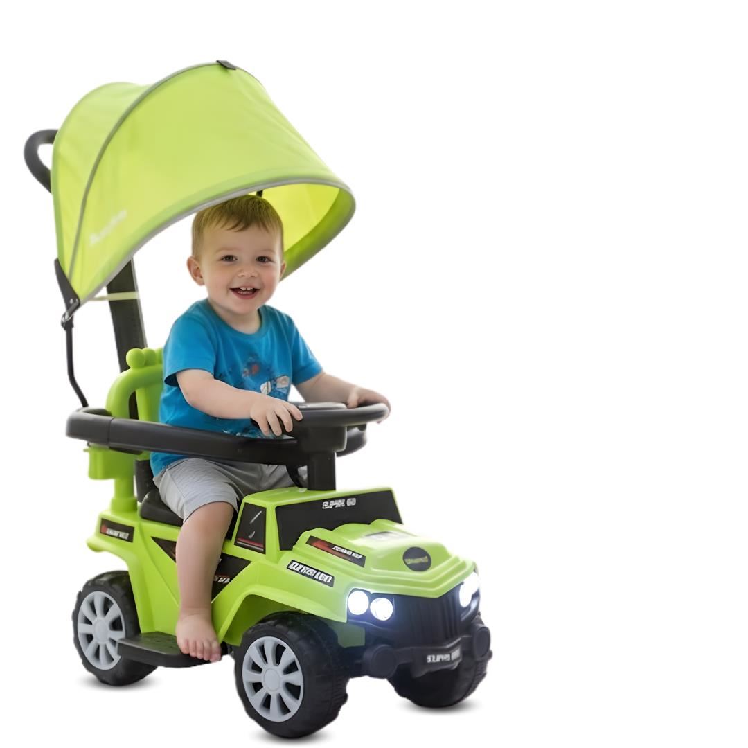 Correpasillo Guiador «MINI JEEP» para Niños Green