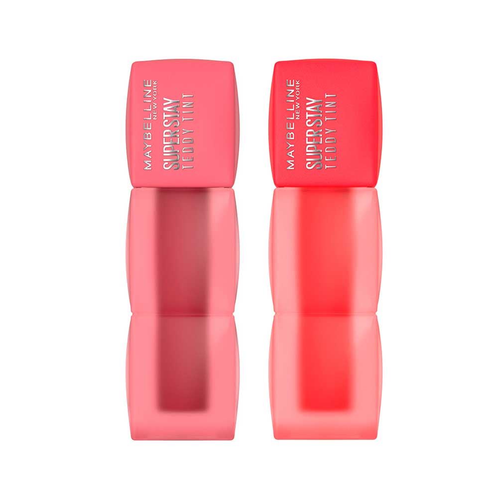 Duo Pack Tinta De Labios Maybelline Super Stay Teddy Tint