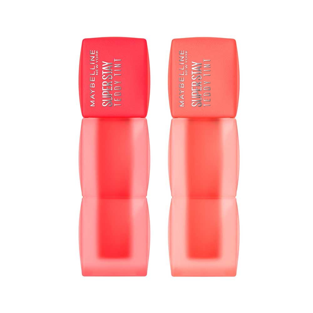 Duo Pack Tinta De Labios Maybelline Super Stay Teddy Tint