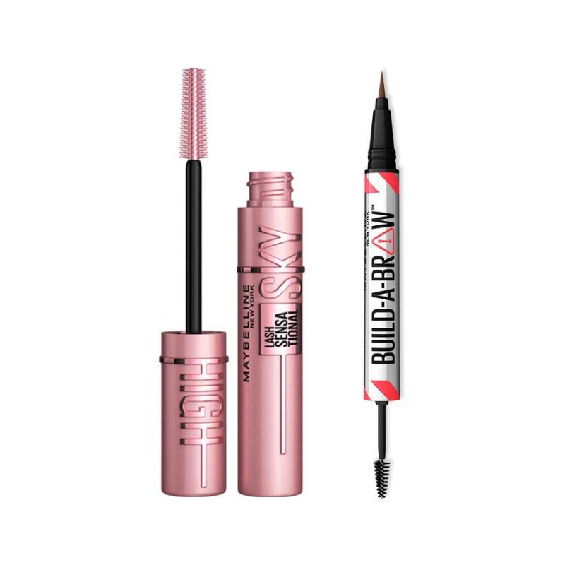 Set Maybelline Máscara Sky High + Delineador Build A Brow