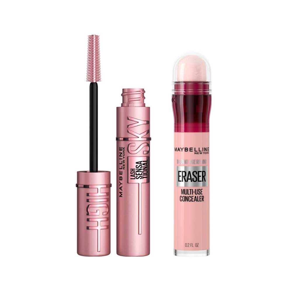 Pack Maybelline Sky High + Corrector Instant Age Rewind