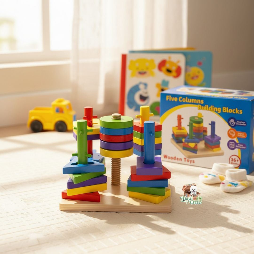 JUGUETE PARA ENCAJAR LAS FIGURAS GEOMETRICAS MULTICOLOR