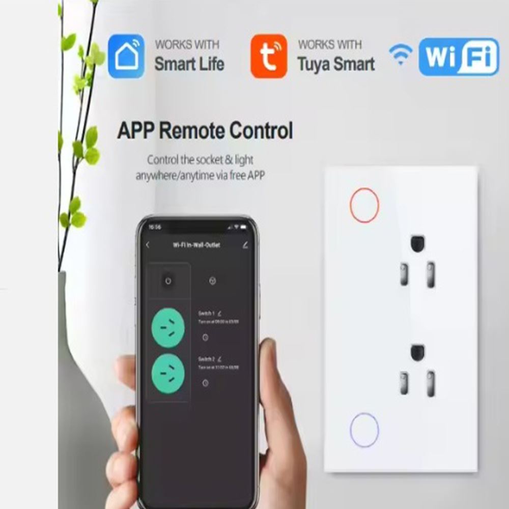 Enchufe Inteligente WiFi PST-SM-PW801 | Control por App Tuya, Programación Horaria y Monitoreo de Energía