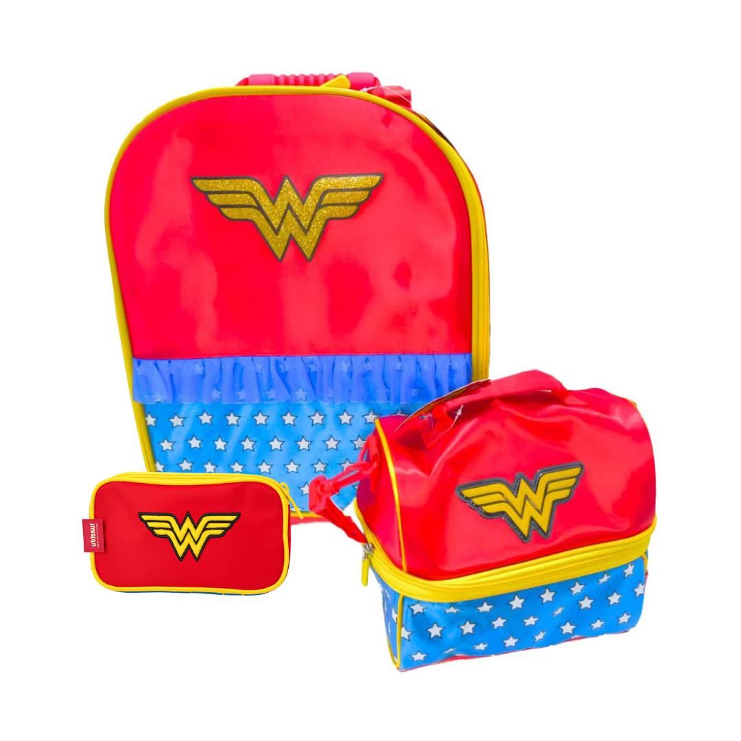 MALETA ESCOLAR 3 EN 1 WONDER WOMAN CLASS