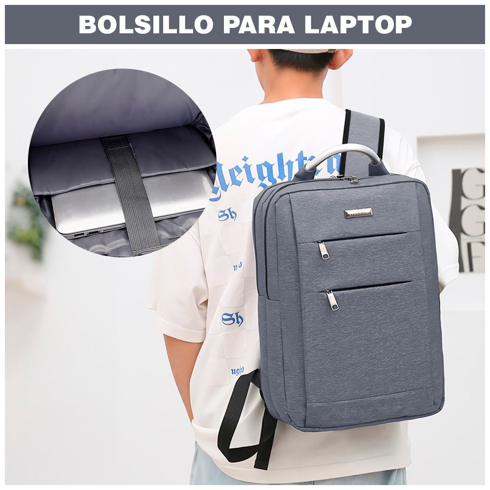 Move* 2780 Mochila Masculina Usb & Laptop 15, 16, 17 (Polegadas)