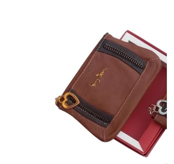 Monedero de cuero chic mujer