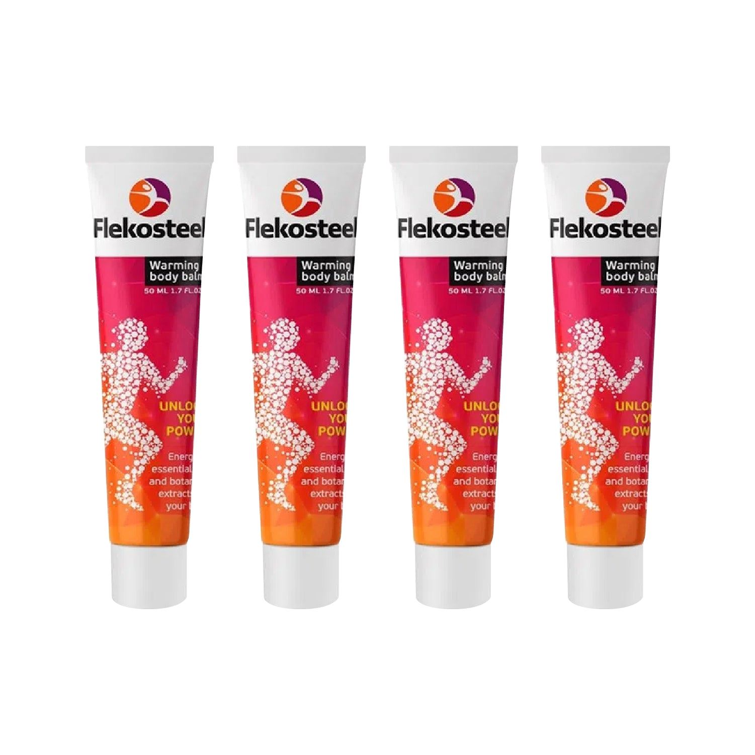 Balsamo Para Dolor Muscular y De Articulaciones Flekosteel 50ml 4 Uni