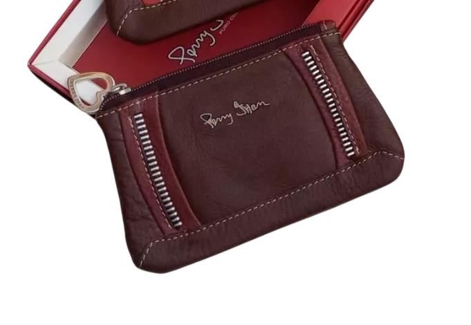 Monedero de cuero chic mujer