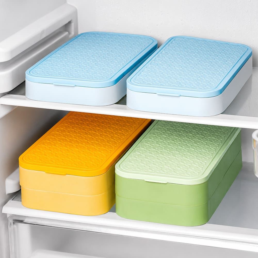 PACK DE 3 MOLDES PARA HIELO CON DISEÑOS VARIADOS - CARITAS, PECES Y HEXÁGONOS
