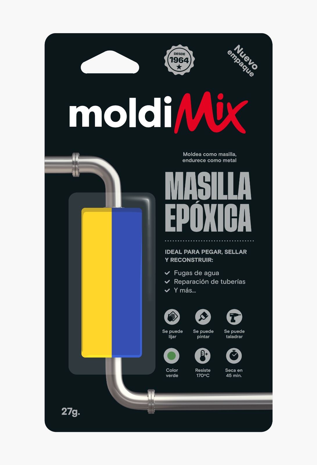 Adhesivo Cinta Moldeable Moldimix 32 gr Soldimix