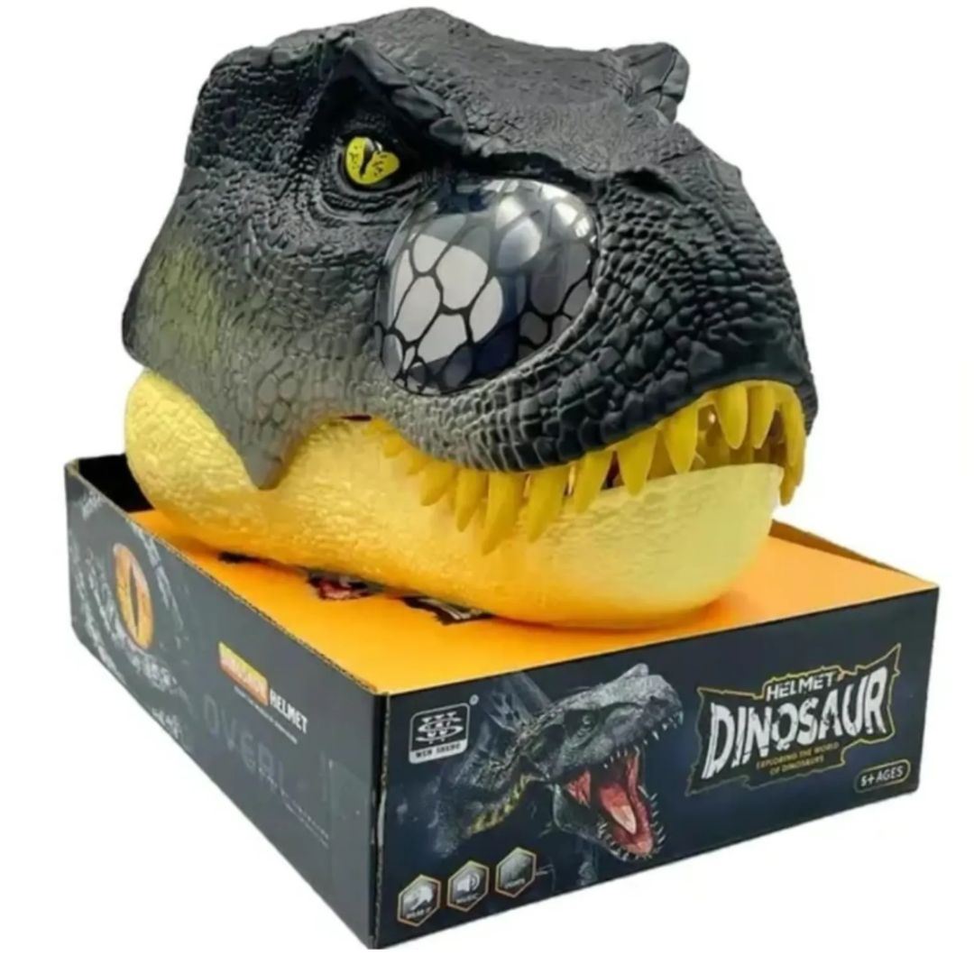 Cabeza De Dinosaurio T-rex 3d Con Sonidos Y Luces