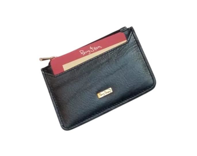 Monedero de cuero con Tarjetero Unisex