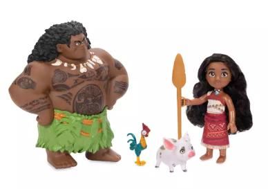 Set de regalo de muñeca Moana & Maui Voyager Petite de Jakks - Moana 2