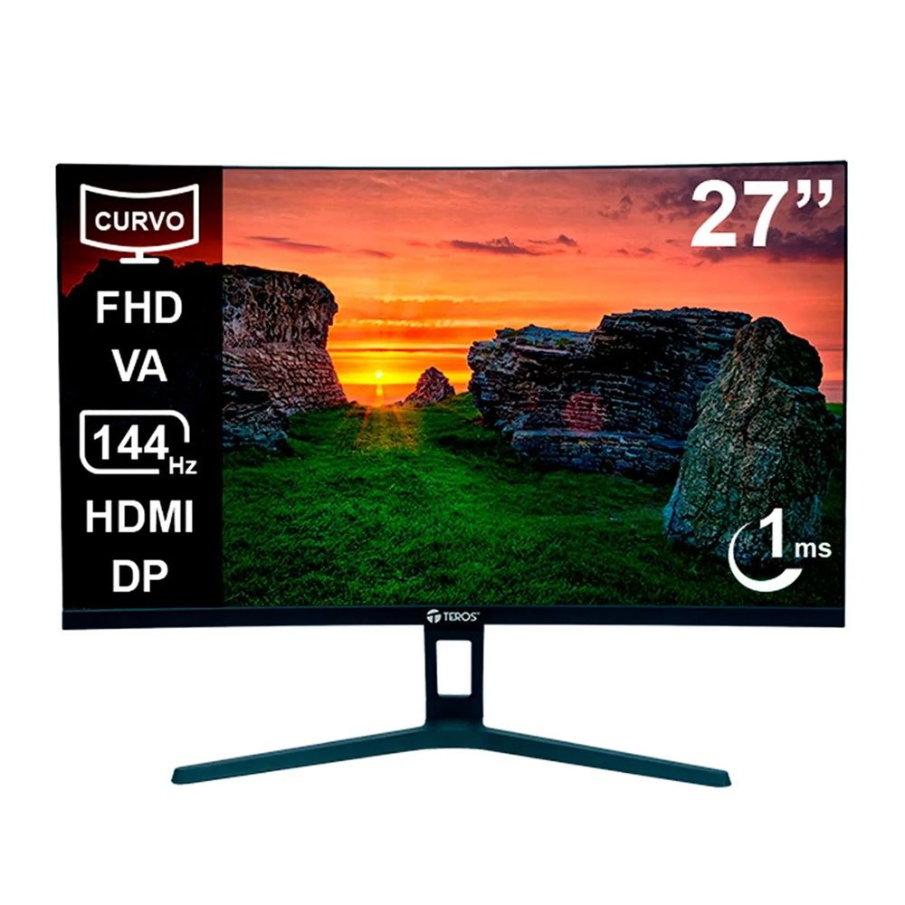 Monitor Teros Curvo TE-2734S 27" Full HD 144Hz