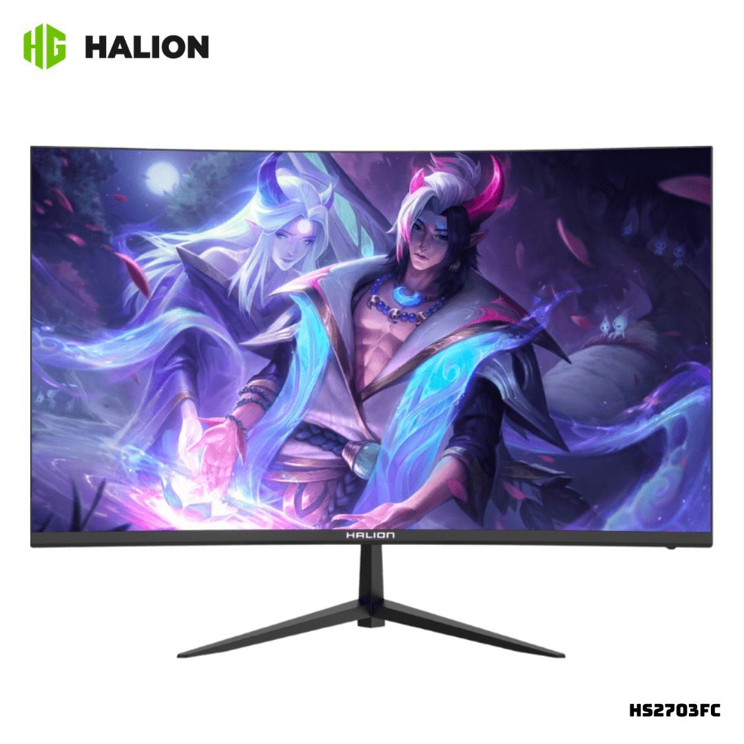 MONITOR CURVO HALION 27 FHD IPS 144HZ AMD FREESYNC HDMI Y VGA - HS2703FC