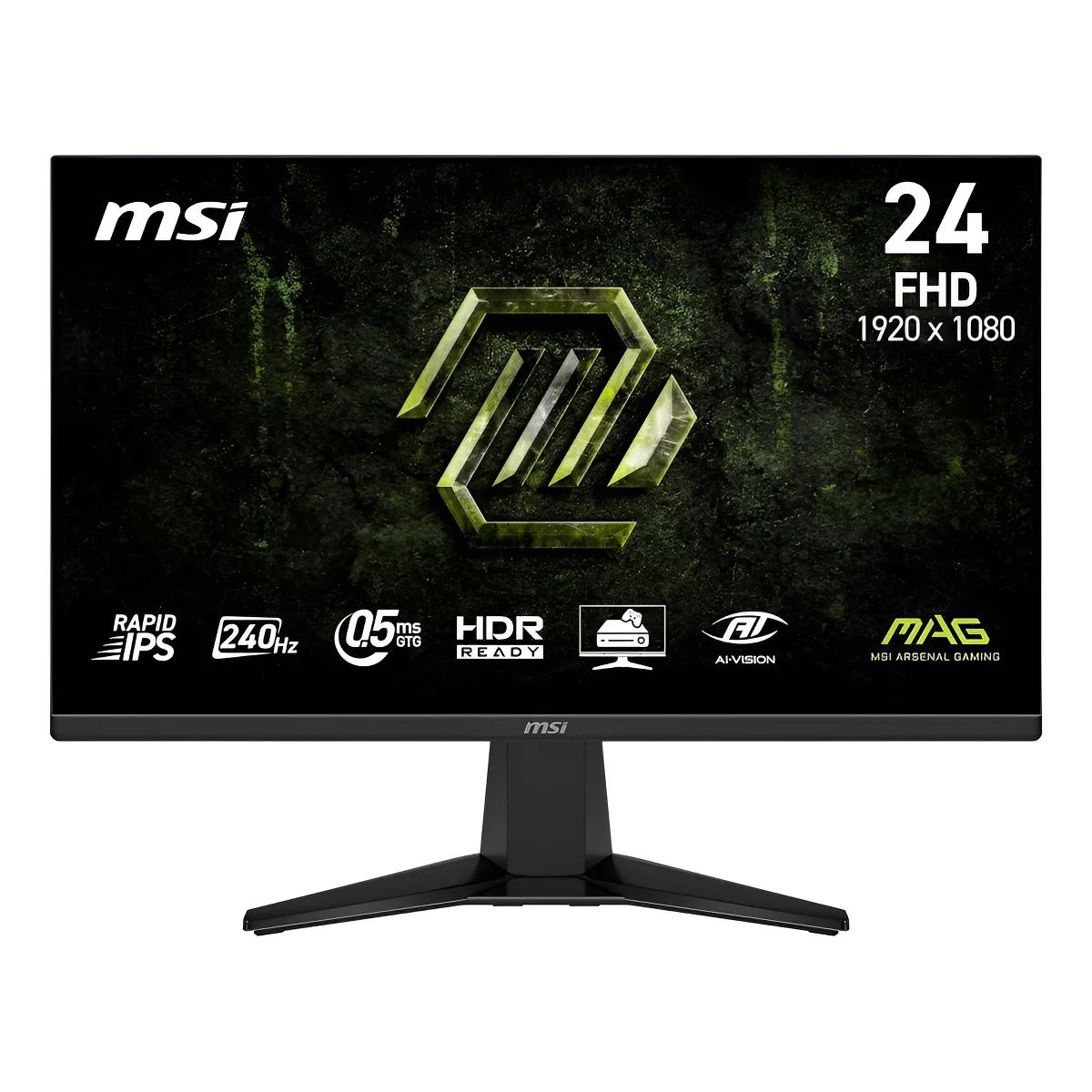 Monitor MSI MAG 245F X24 24.5" Rapid IPS Full HD 240Hz 0.5ms Gaming Negro