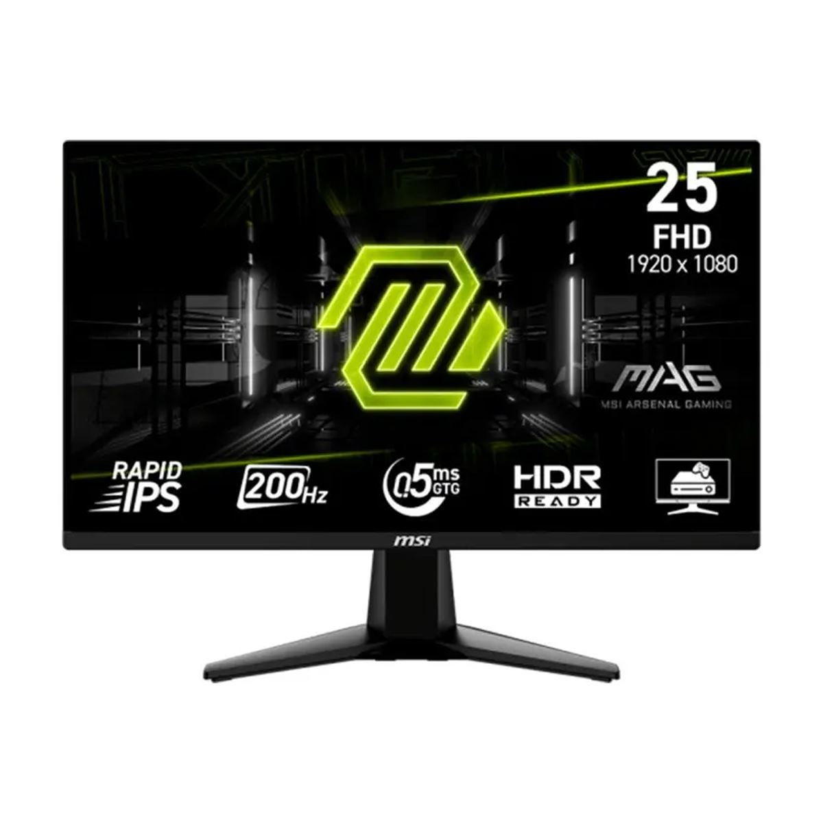 Monitor MSI MAG 255F E20 24.5" Rapid IPS Full HD 200Hz 0.5ms Gaming Negro