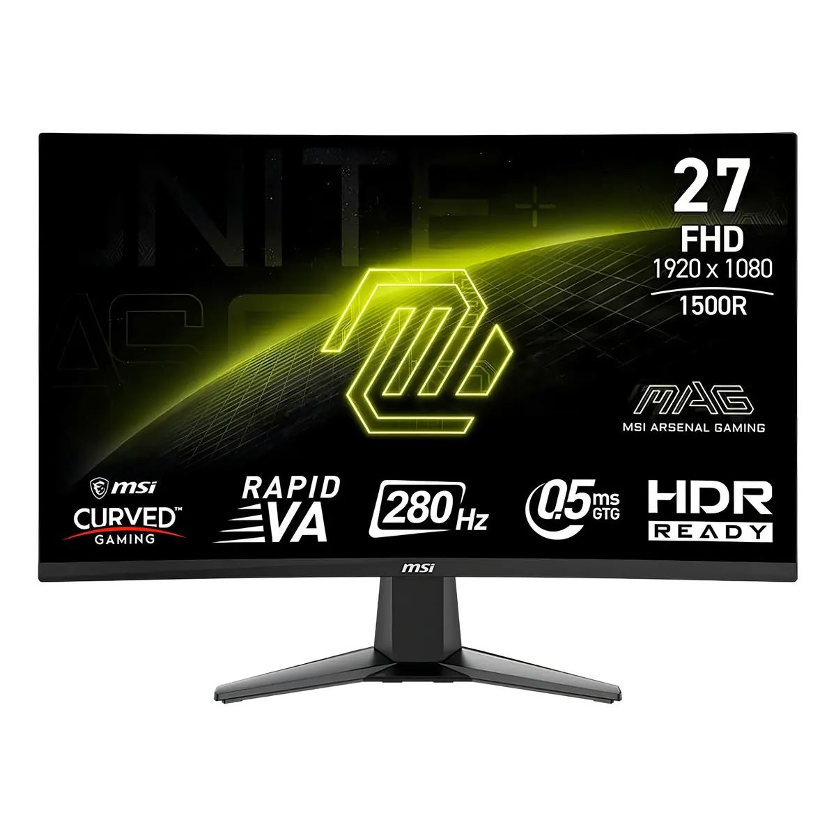 Monitor MSI MAG 276CXF 27" Curvo FHD Rapid VA 280Hz 0.5ms Adaptive Sync Gaming