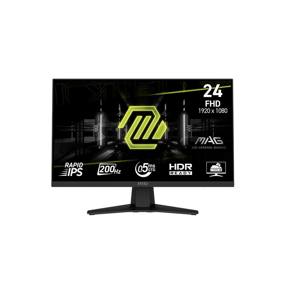 Monitor MSI MAG 244F 23.8 Pulgadas FHD Rapid IPS FHD HDMI DP Headphone-Out