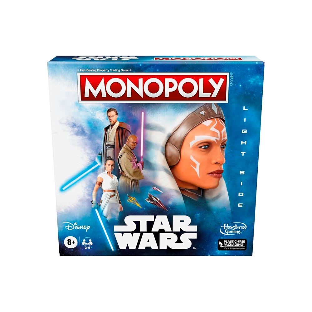 Monopoly Hasbro Star Wars Light Side Exclusivo USA