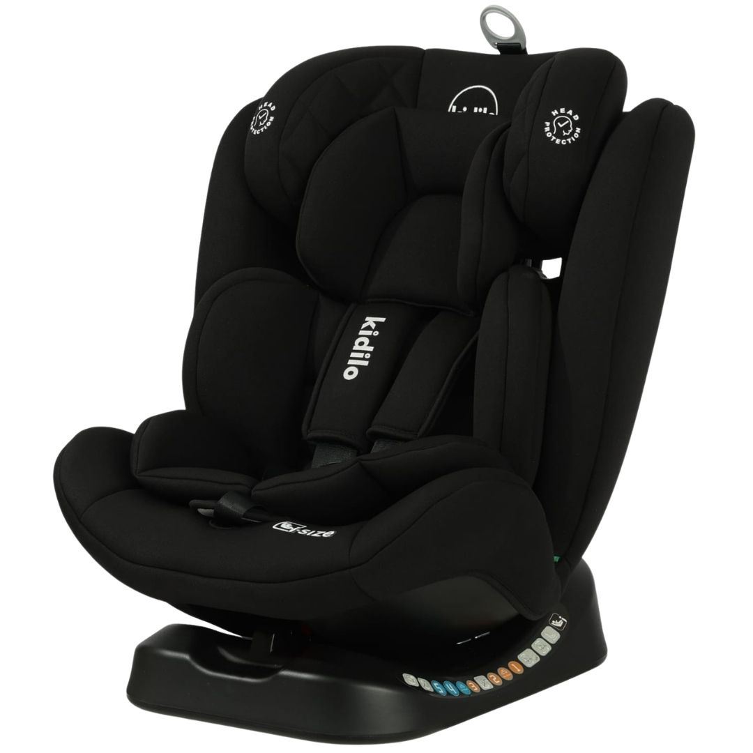 Silla de Auto para bebés Kidilo «MOSHI» Edición Limitada Black