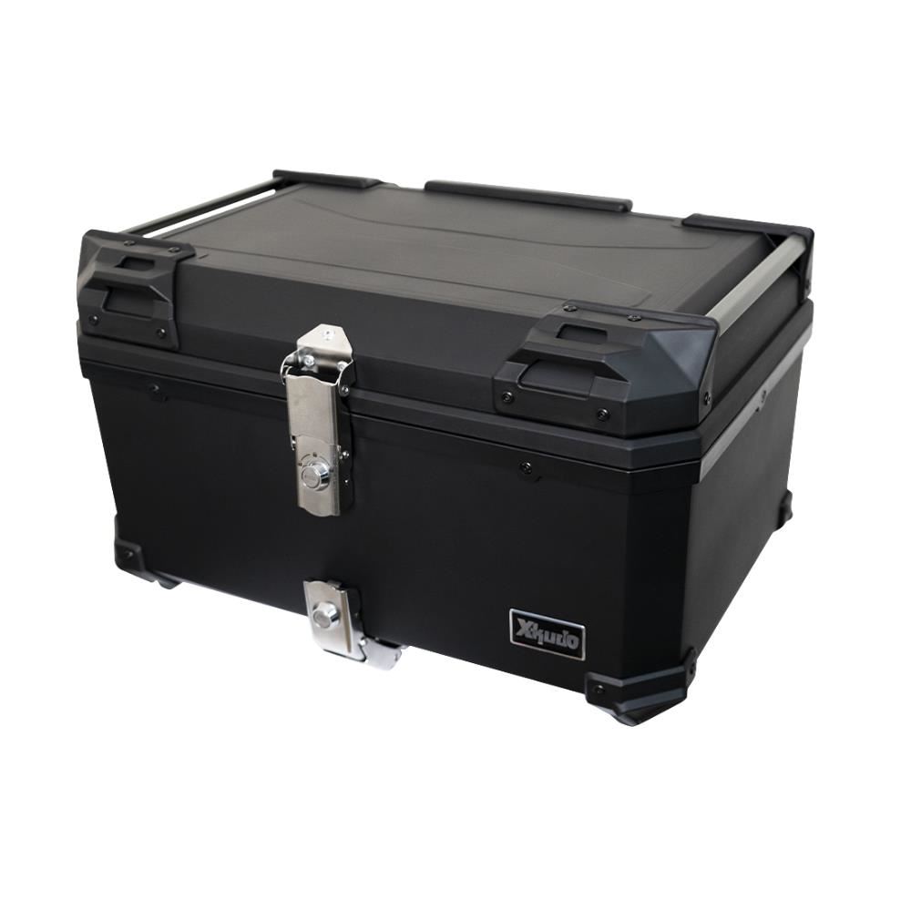 Cajuela de Plastico de 60L de Capacidad y Respaldar para Moto XKUDO