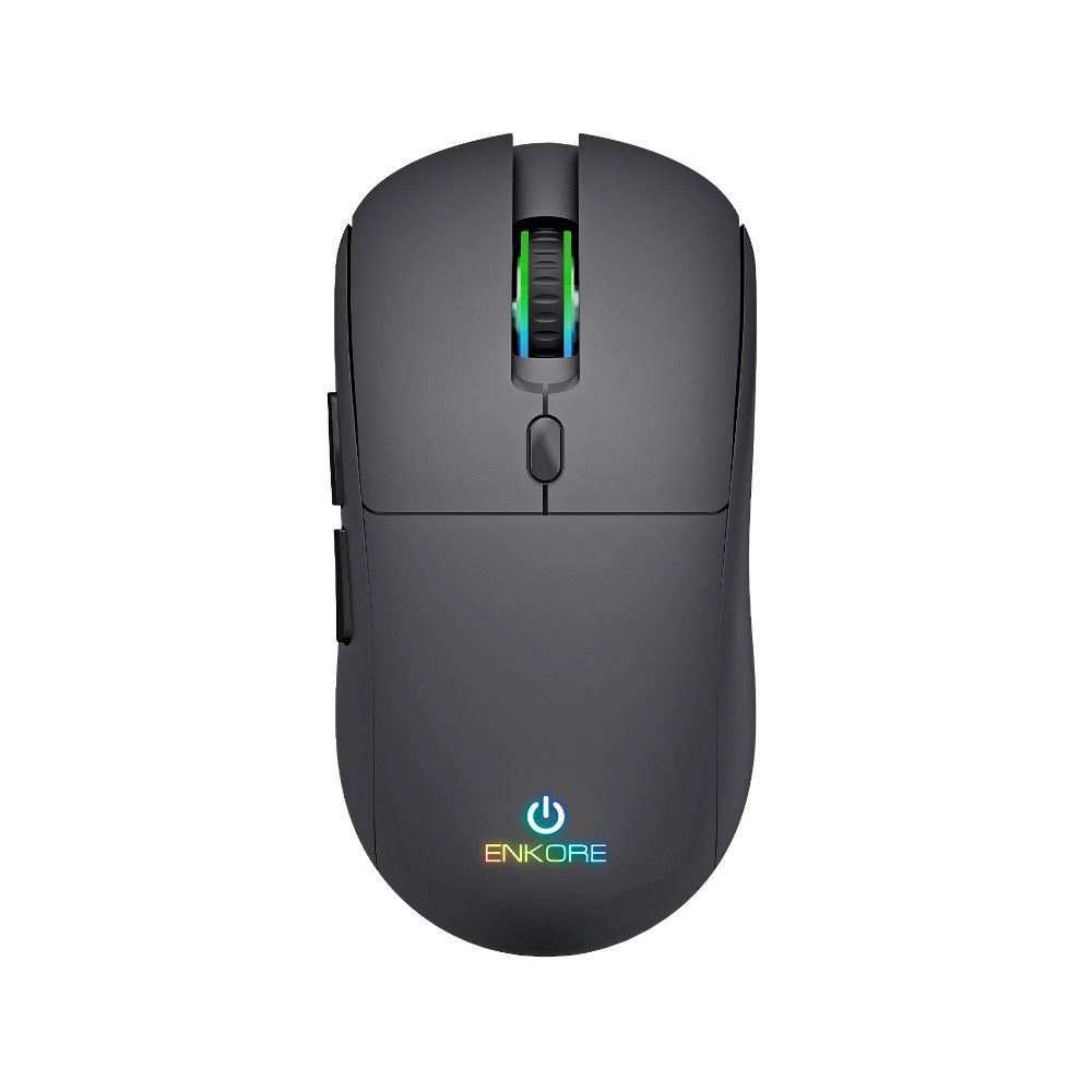 Mouse Gamer Inalámbrico 3 en 1 Enkore Falcon 3 ENK-M322-3M Bluetooth, 2.4 Ghz y Recargable