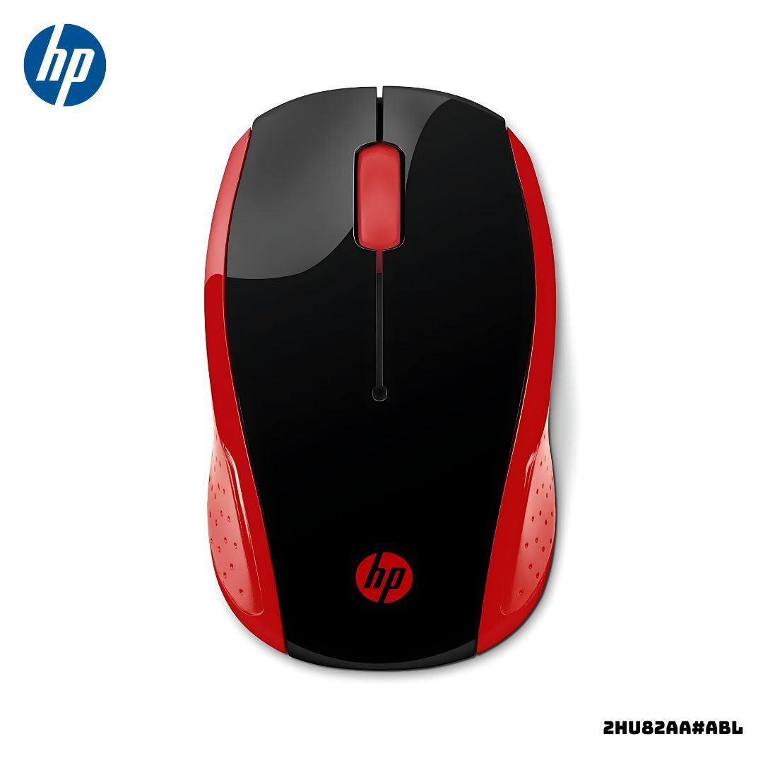MOUSE INALAMBRICO HP 200 2HU82AA 1000 DPI - ROJO