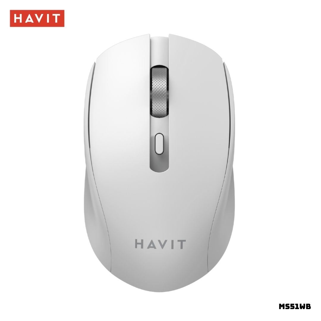 MOUSE INALAMBRICO HAVIT MS51WB 1600 DPI BLANCO