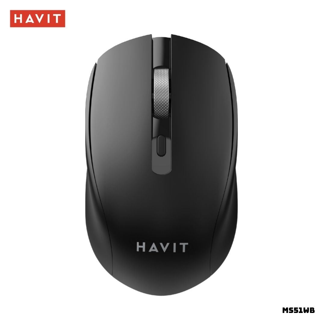 MOUSE INALAMBRICO HAVIT MS51WB 1600 DPI NEGRO