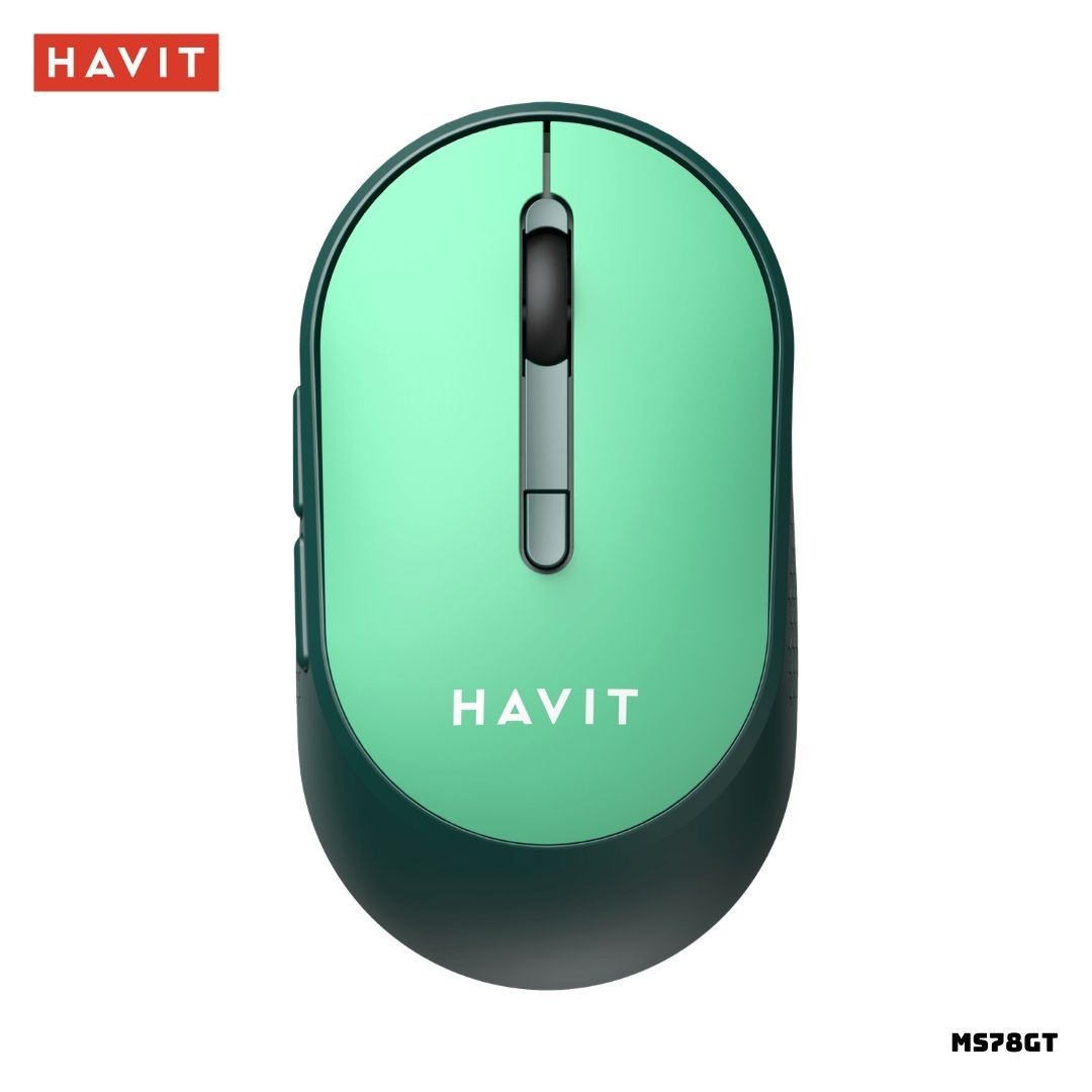 MOUSE INALAMBRICO HAVIT MS78GT 3200 DPI VERDE