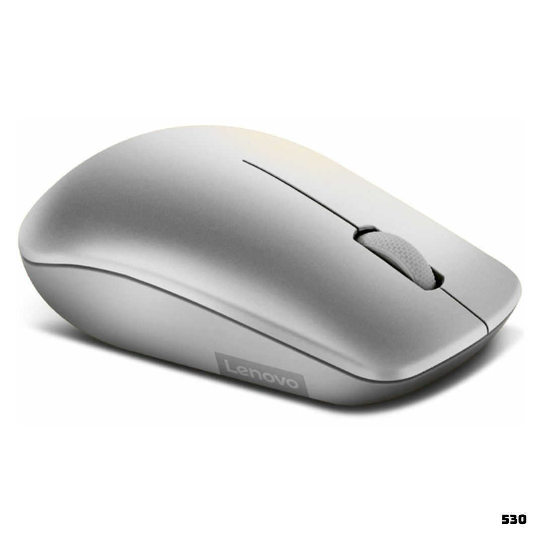 MOUSE INALAMBRICO LENOVO 530 DISEÑO AMBIDIESTRO 1200 DPI GRIS PLATINO