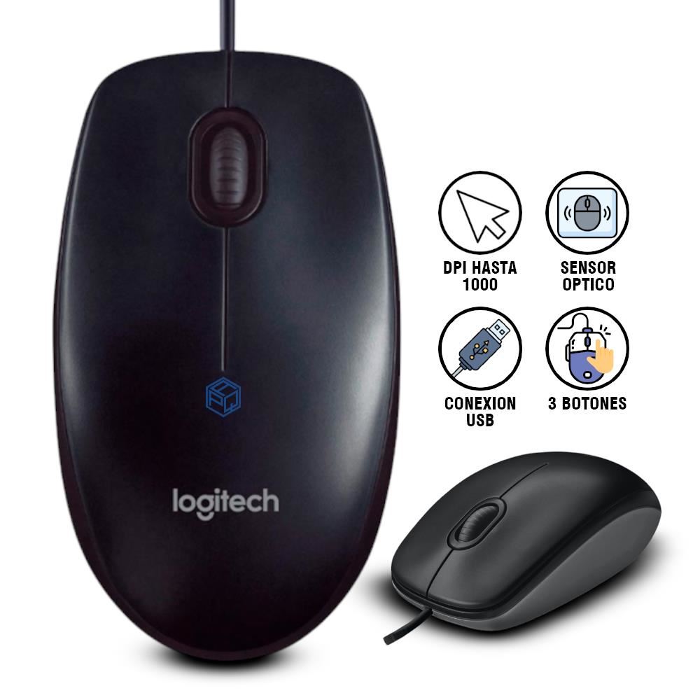 Mouse Logitech M90 DARK MIDNIGHT USB NEGRO