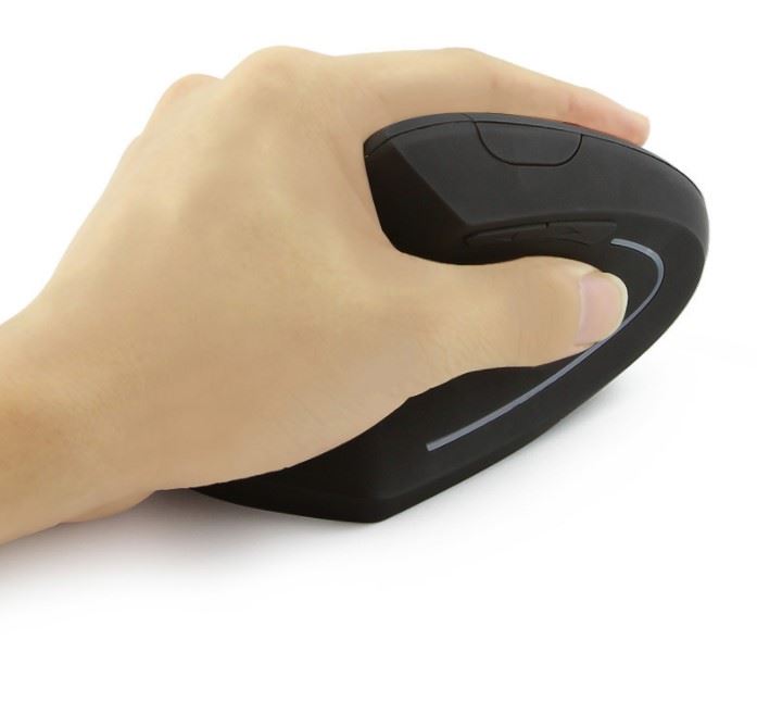 MOUSE ERGONÓMICO P/ZURDOS+ PAD MOUSE MEMORY FOAM GRATIS