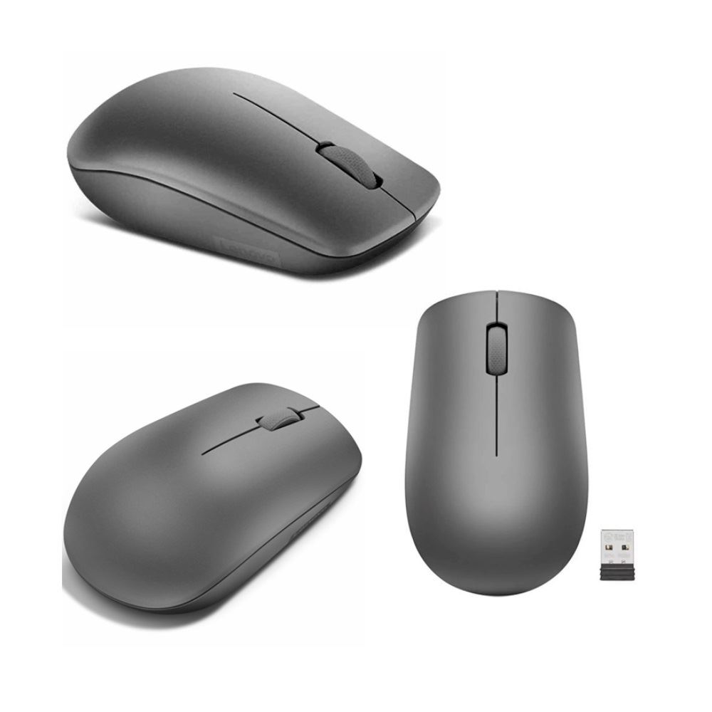 Mouse Inalambrico Lenovo 530  Ambidextro 1200 DPI Color Grafito Negro