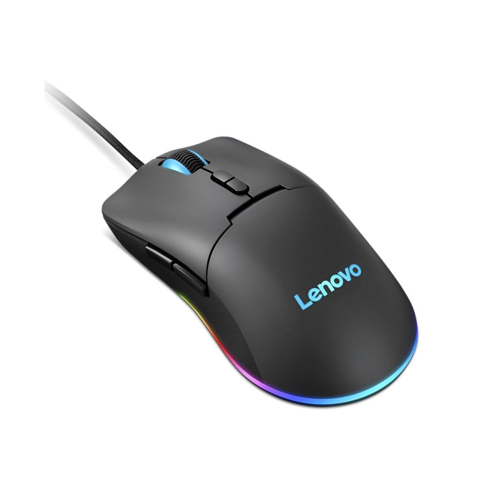 Mouse Lenovo M210 RGB Gaming Interfaz USB Sensor Optico PAW3333 hasta 8000 DPI