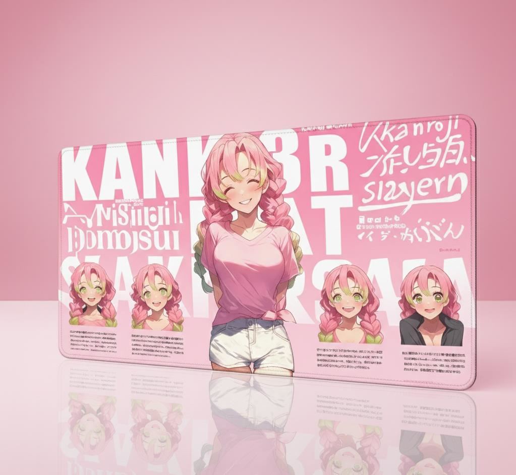 Mouse Pad Gamer Mitsuri Demon Slayer Alfombrilla Anime