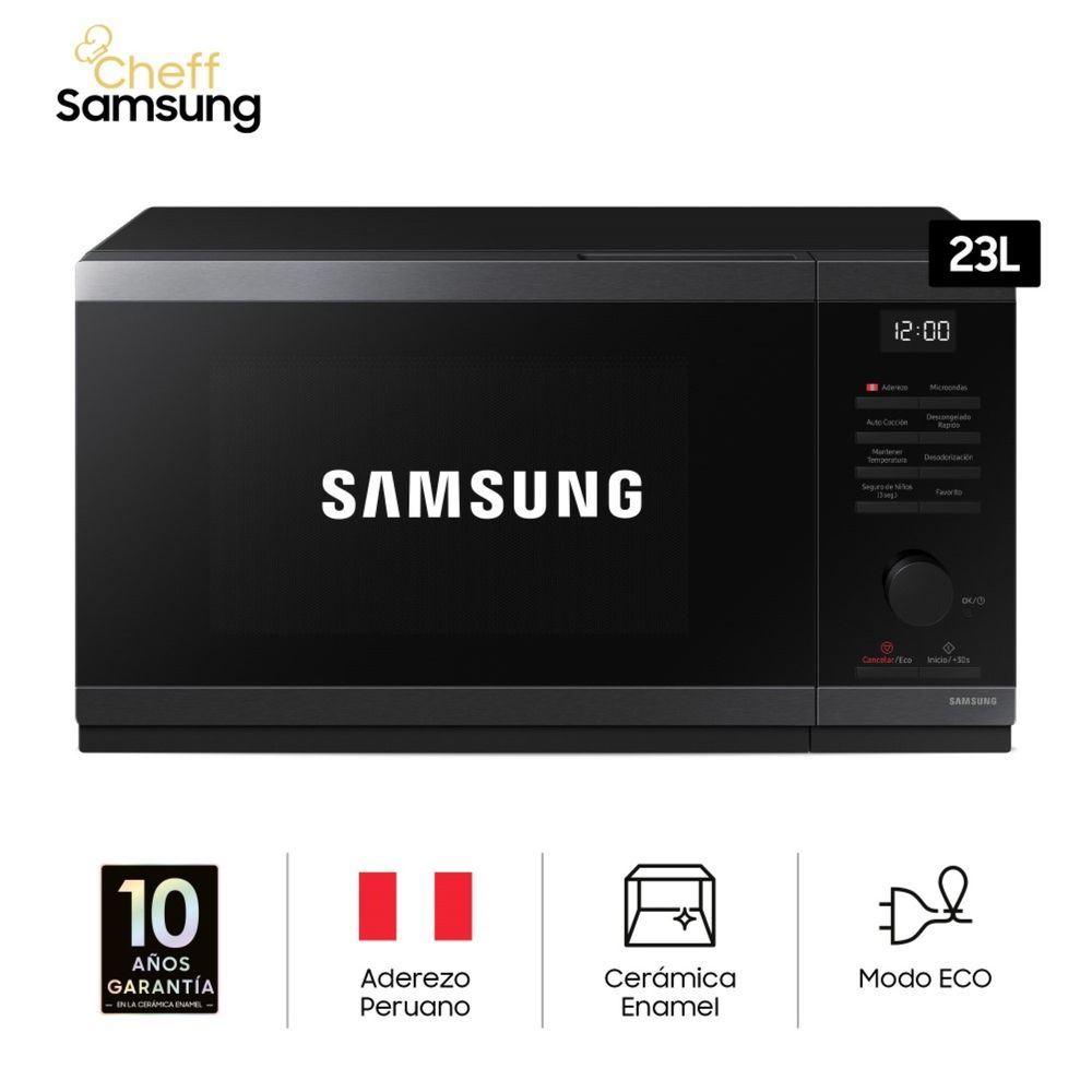 Horno Microondas Cheff Samsung 23L MS23DG4504AGPE