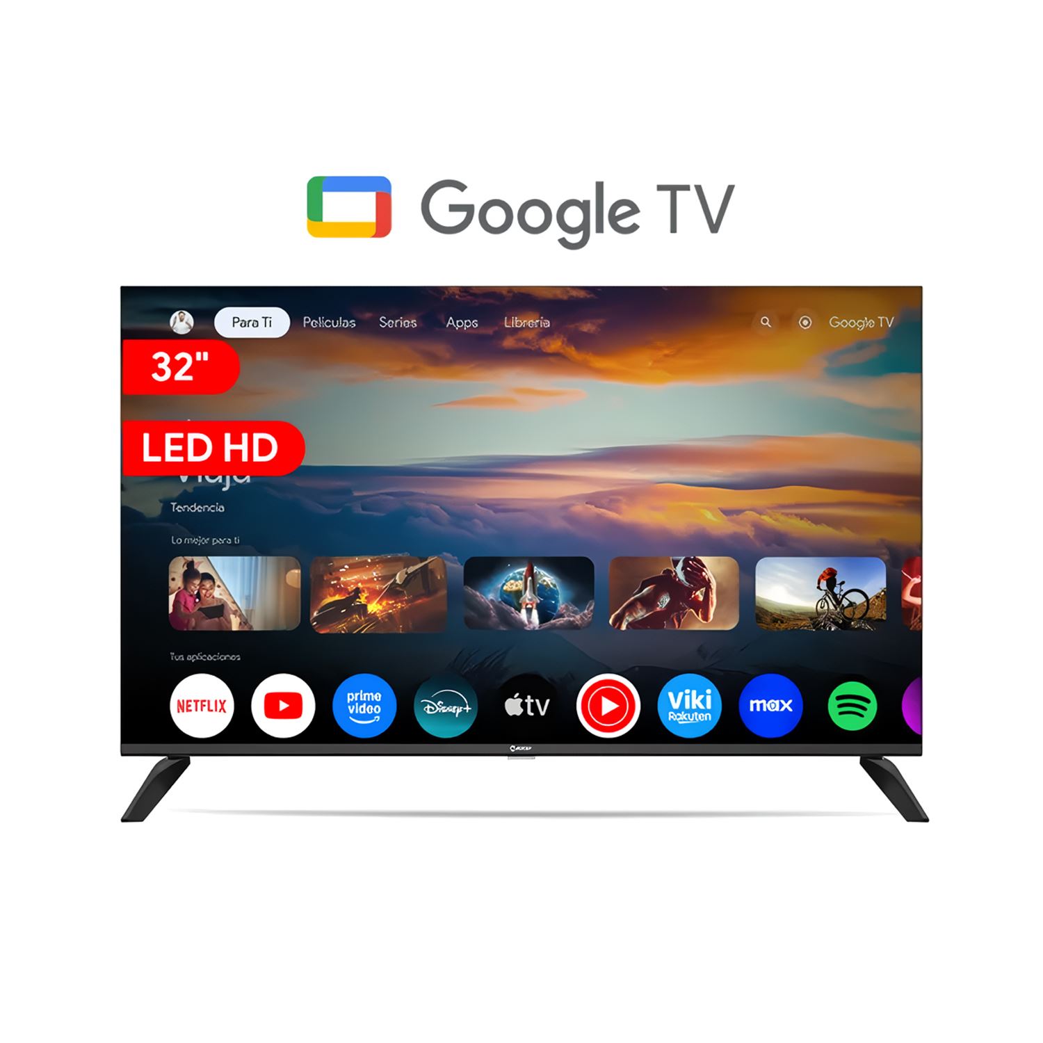 Televisor Miray Google Smart TV LED HD 32 MS32-E2000GBT