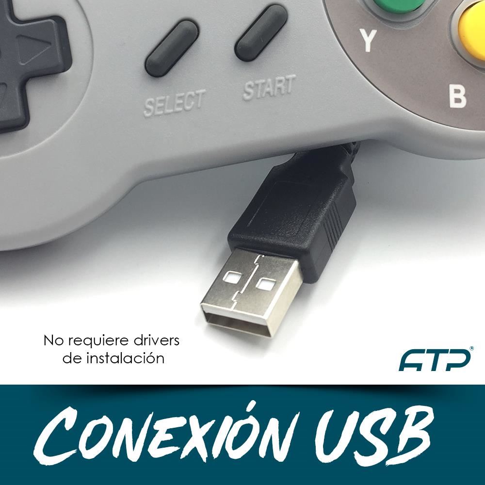 Mandos Estilo Retro de Conexión USB para Pc y TV Box con Conexión