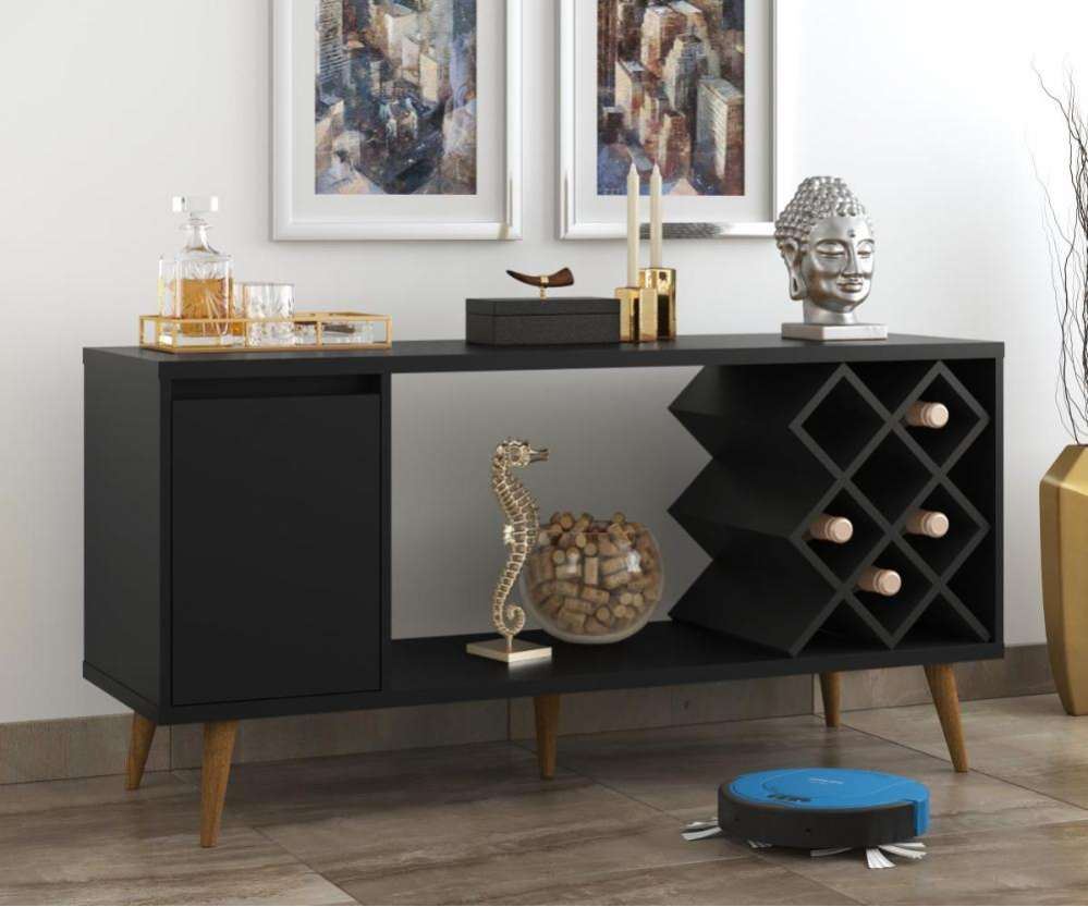 Bar Raulito Negro - Muebles Bonno