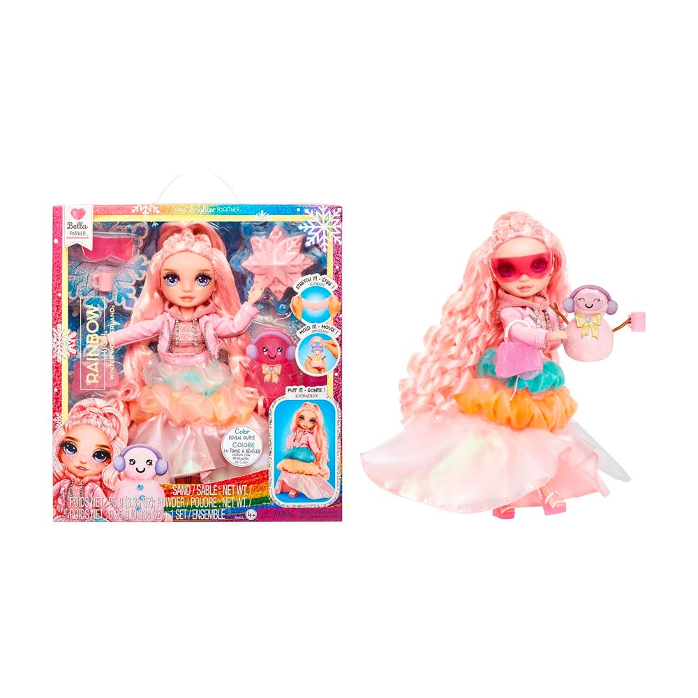 Muñeca Rainbow High Winter Wonderland Bella Pink