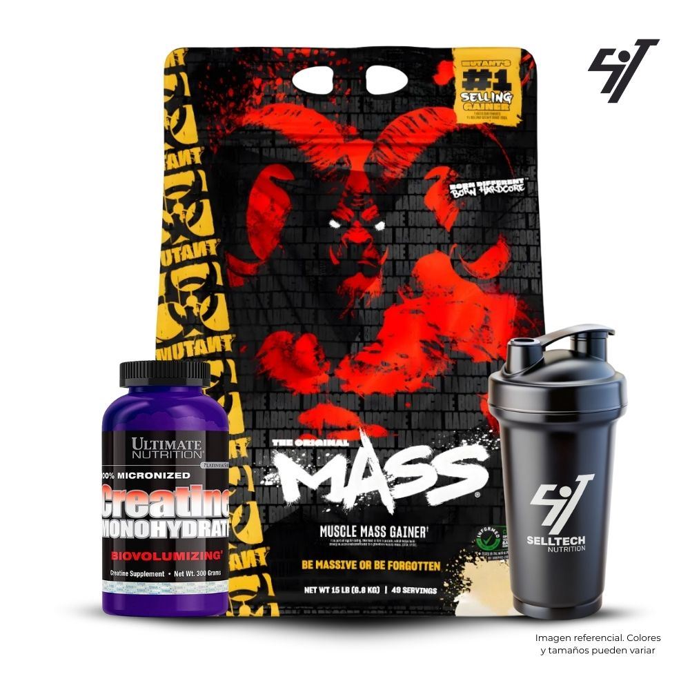 Mutant Whey 5lb Vainilla+Creatina Myprotein 250gr+Shaker