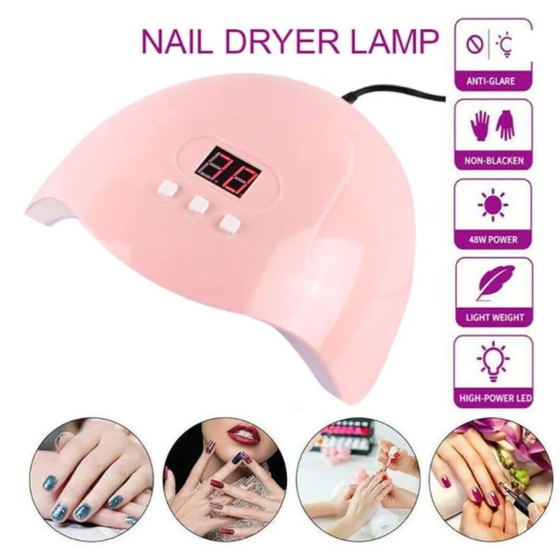 Secadora de uñas Manicure Lampara LED secador UV