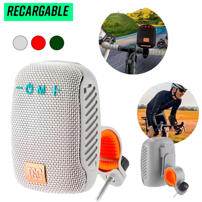 Parlante Bluetooth para Moto y Bicicleta Holder Portátil Recargable