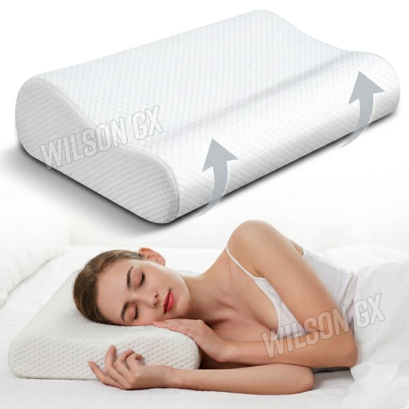 Almohada Cervical Viscoelástica con Memoria Espuma Ortopédica