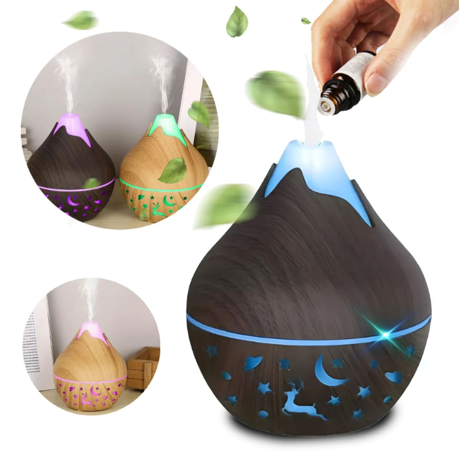 Purificador de Aire Forma Jarro Humidificador USB