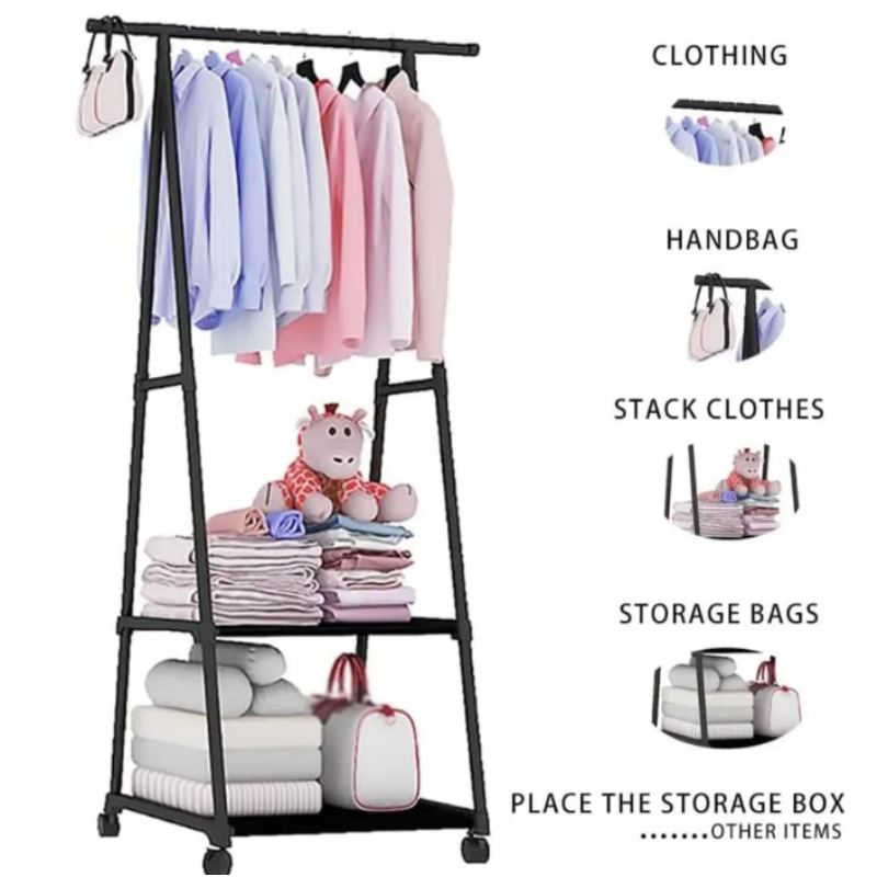 Organizador Colgador De Ropa Perchero Zapatero Estante