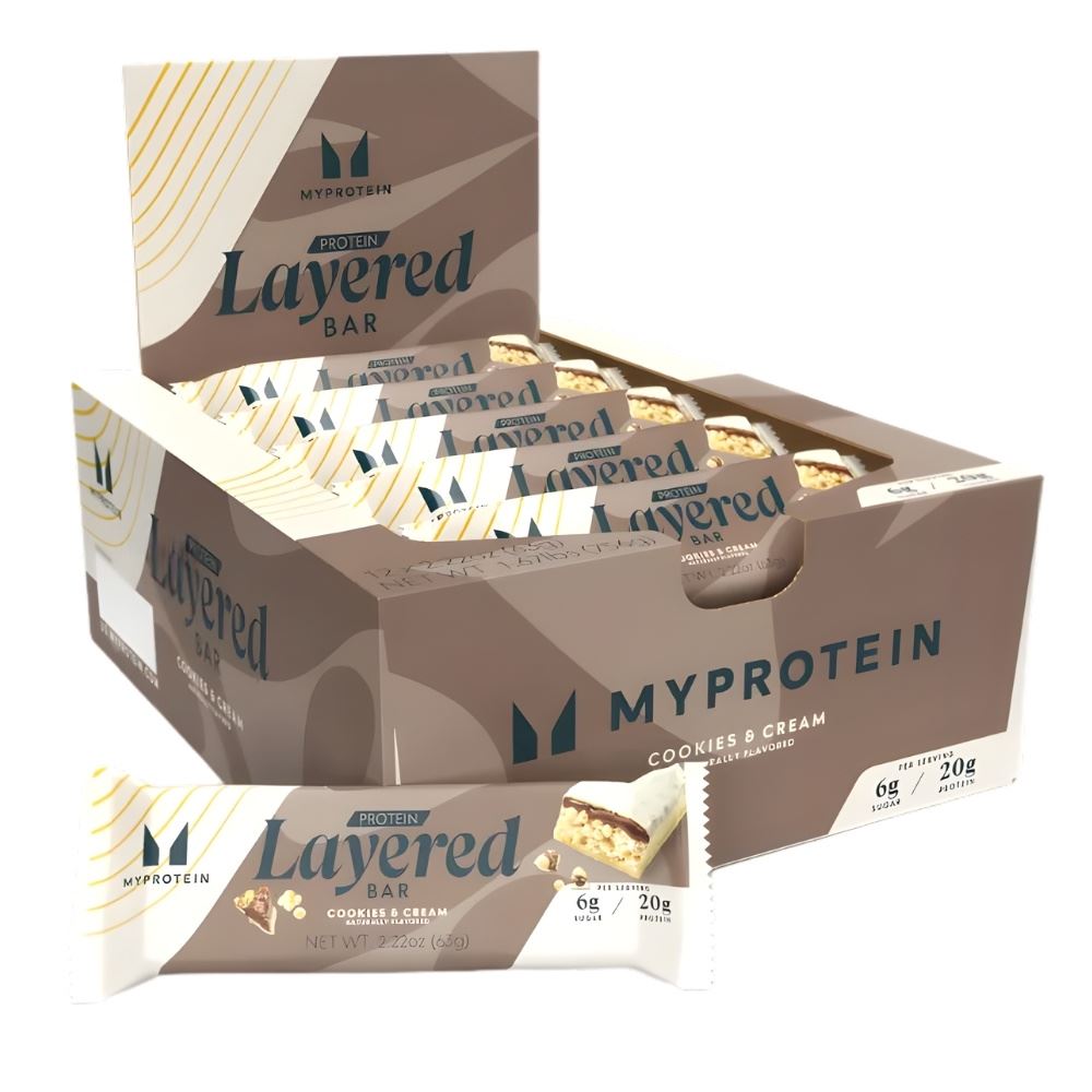 Lanyered Protein Bar Caja 12 Unidades Cookies & Cream